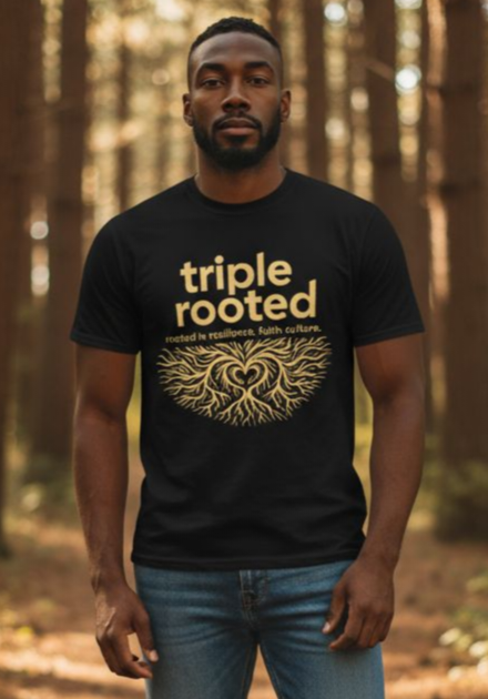 Classic Triple Rooted Logo Tee