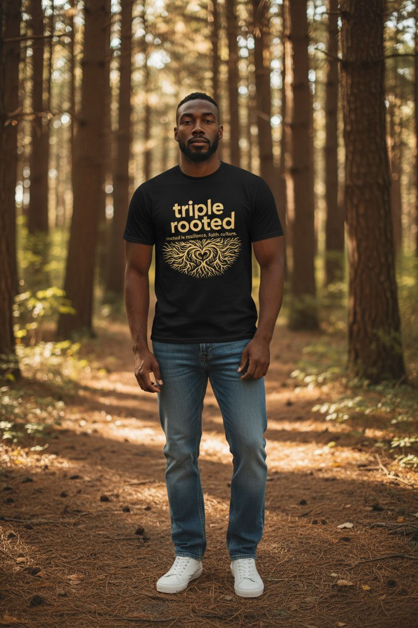 Classic Triple Rooted Logo Tee