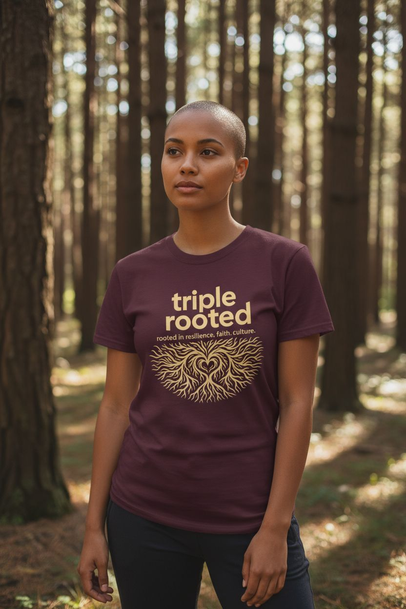 Classic Triple Rooted Logo Tee