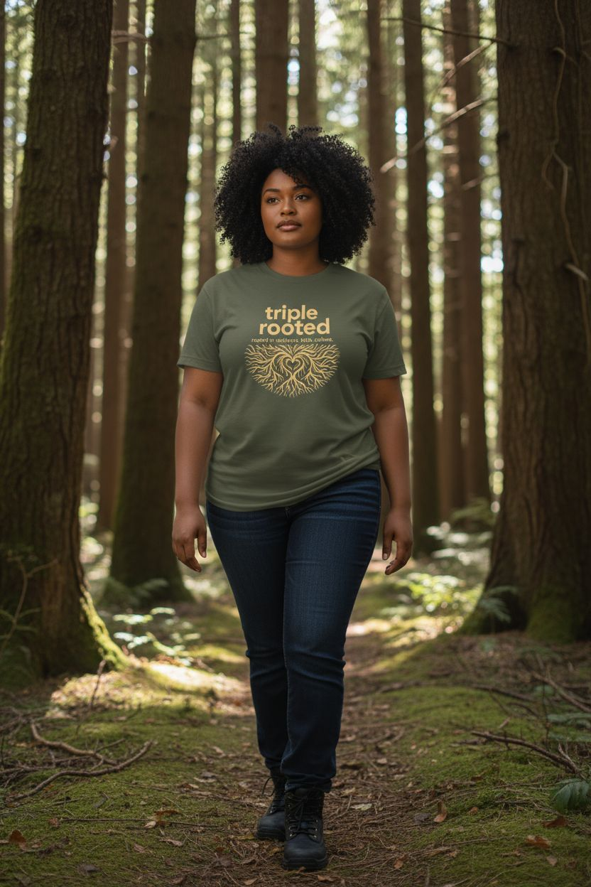 Classic Triple Rooted Logo Tee