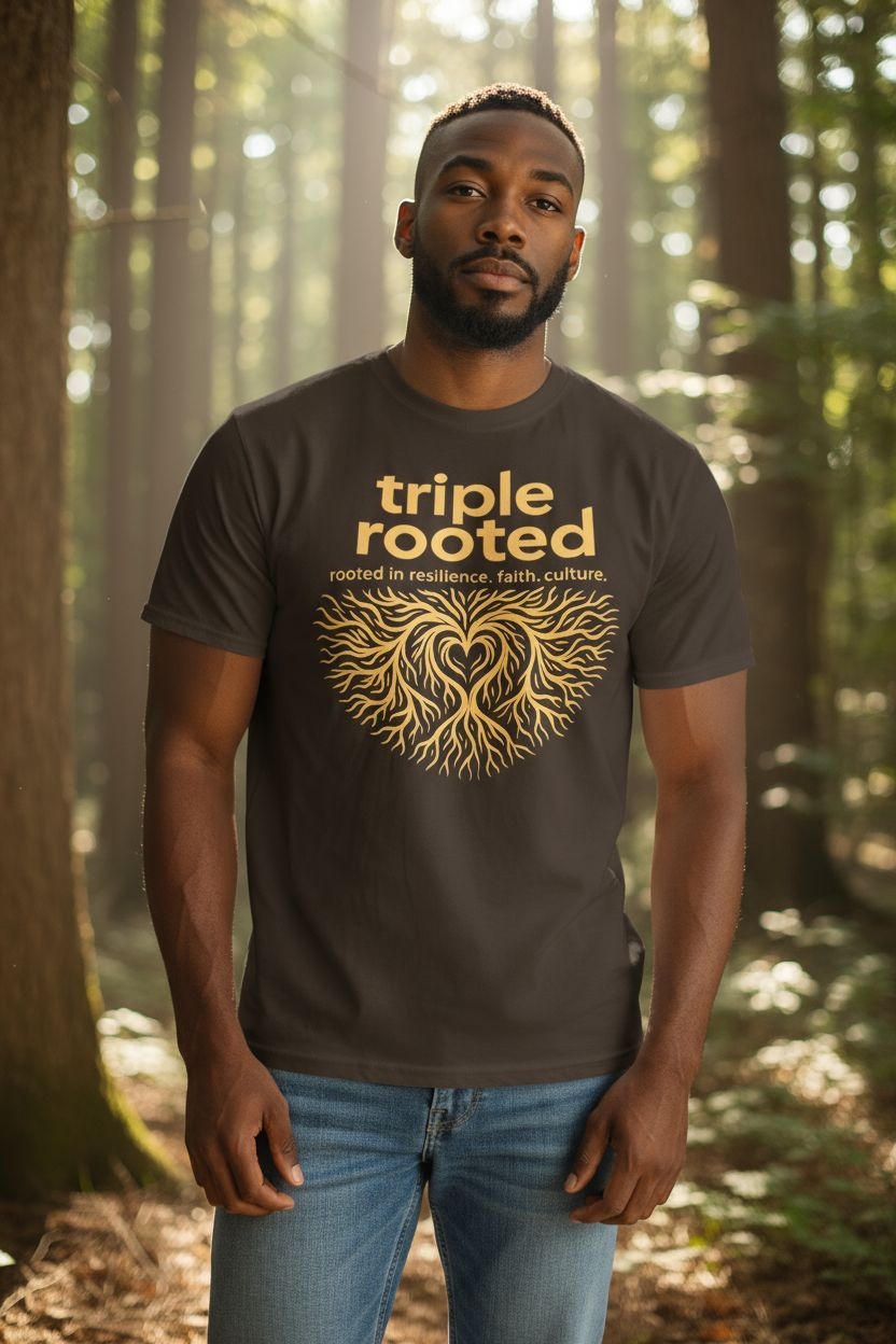 Classic Triple Rooted Logo Tee
