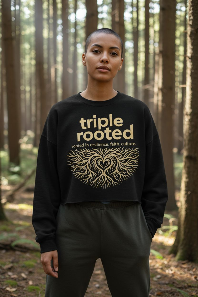 Classic Logo Cropped Sweatshirt